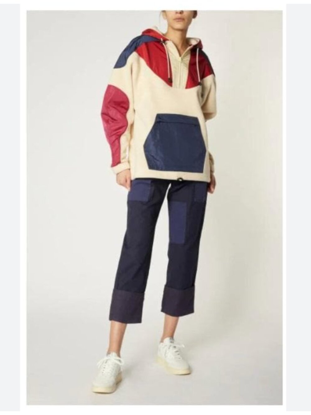 Isabel Marant Colorblock Hooded Tech Jacket 34 2